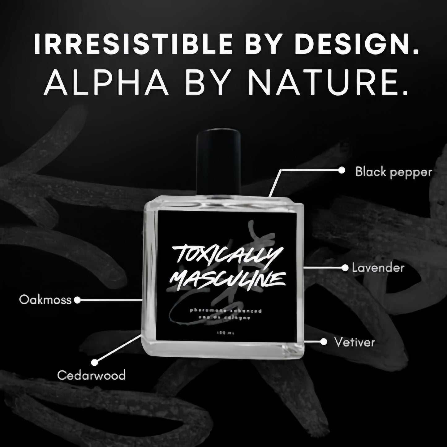 Toxically Masculine Pheromone Infused Cologne